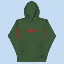 Load image into Gallery viewer, “Dragon Hawks” Hooded sweatshirt
